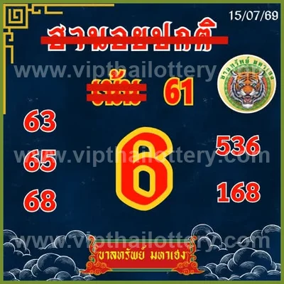Thai Lottery Final Game HTF 100% Sure Number VIP 01-08-2026