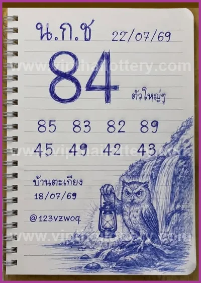 Thai Lottery Final Game Numbers Cut Digit VIP 1st August 26