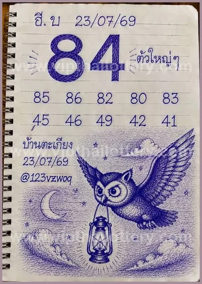 Thai Lottery Final Game Numbers Cut Digit VIP 1st August 26