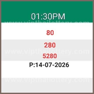 Thailand Lottery Master Touch Sure namber VIP 1st August 26