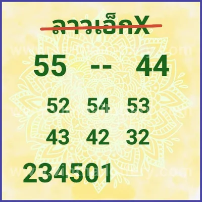 Thai Lotto Non-Miss Tips Game Sure namber VIP Set 01.08.26