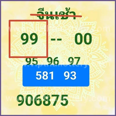Thai Lotto Non-Miss Tips Game Sure namber VIP Set 01.08.26