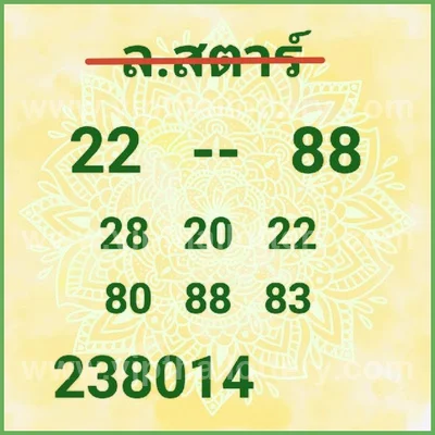 Thai Lotto Non-Miss Tips Game Sure namber VIP Set 01.08.26