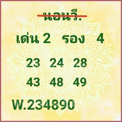 Thai Lotto Non-Miss Tips Game Sure namber VIP Set 01.08.26