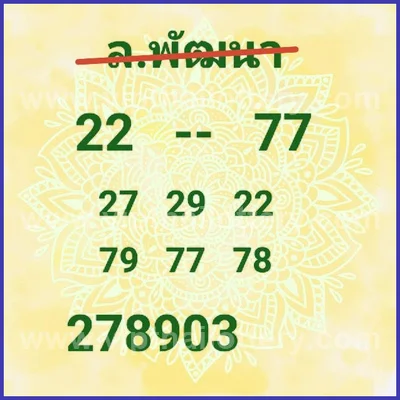 Thai Lotto VIP Cut Digit Sure namber Direct 3Up 01-08-2026