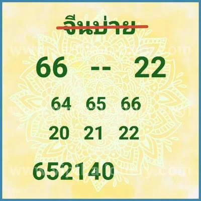 Thai Lotto VIP Cut Digit Sure namber Direct 3Up 01-08-2026
