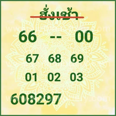 Thai Lotto VIP Cut Digit Sure namber Direct 3Up 01-08-2026