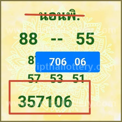 Thai Lotto VIP Cut Digit Sure namber Direct 3Up 01-08-2026
