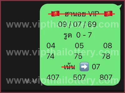 Thailand Lottery Cut Digit Paper Sure namber 3Up 01.08.2026