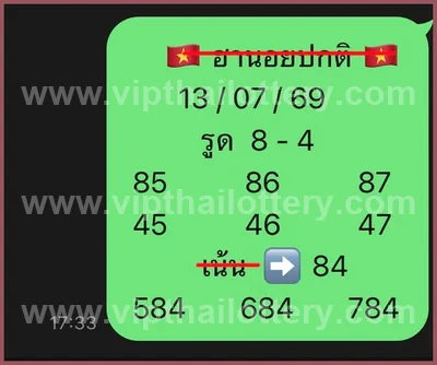 Thailand Lottery Cut Digit Paper Sure namber 3Up 01.08.2026