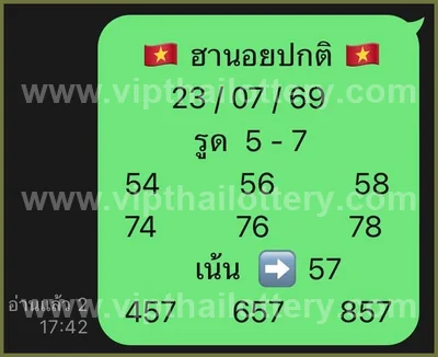 Thailand Lottery Final Game HTF Non-Miss Set VIP 01.08.2026