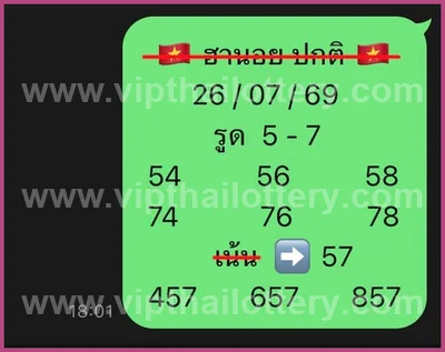 Thailand Lottery Final Game HTF Non-Miss Set VIP 01.08.2026