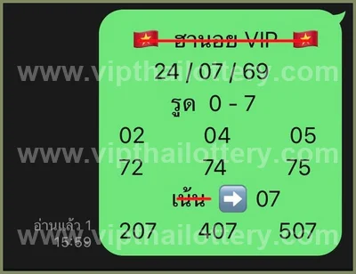 Thailand Lottery Final Game HTF Non-Miss Set VIP 01.08.2026