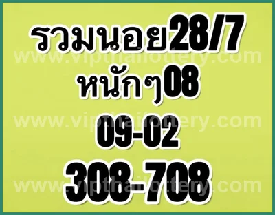 Thai Lotto Numbers 3d Tips Touch Paper Non-Miss 01-08-2026