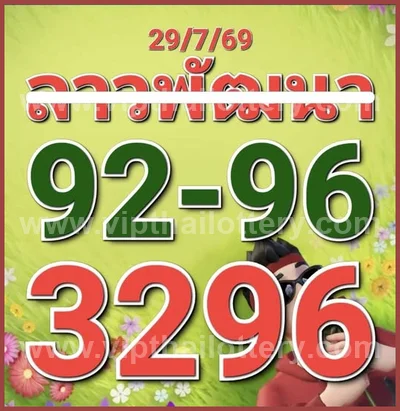 Thai Lotto Numbers 3d Tips Touch Paper Non-Miss 01-08-2026