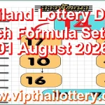 Thailand Lottery Down Touch Formula Set HTF 01 August 2026