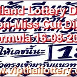 Thailand Lottery Down Non-Miss Cut Digit Formula 16-08-2026
