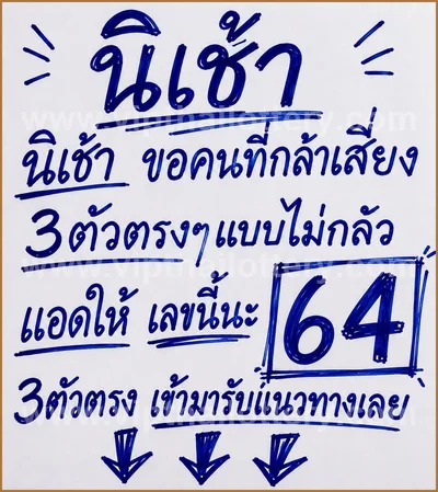 Thailand Lottery Down Non-Miss Cut Digit Formula 16-08-2026