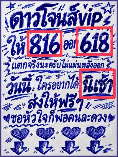 Thailand Lottery Down Non-Miss Cut Digit Formula 16-08-2026