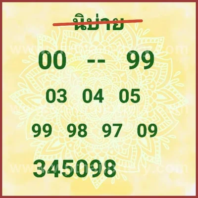 Thai Lottery Tips Touch Non-Miss Numbers Game 16th Aug 2026