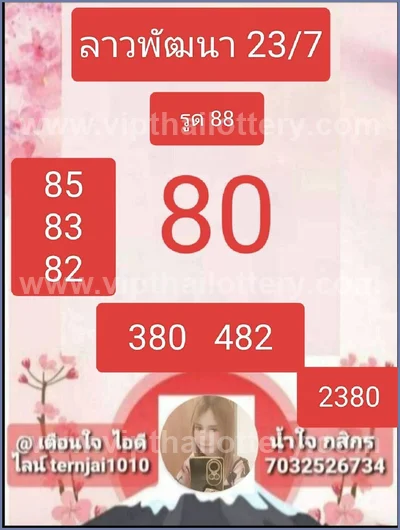 Thai Lotto Set Result Paper 3d Tips Winning HTF 16-08-2026