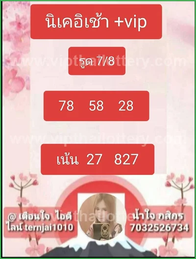 Thai Lotto Set Result Paper 3d Tips Winning HTF 16-08-2026