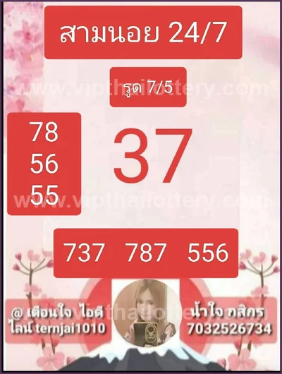Thai Lotto Set Result Paper 3d Tips Winning HTF 16-08-2026