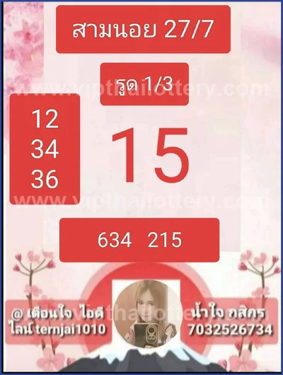 Thai Lotto Set Result Paper 3d Tips Winning HTF 16-08-2026