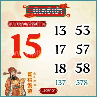 Thailand Lottery Down Winning HTF Result Set Lucky 16/8/2026