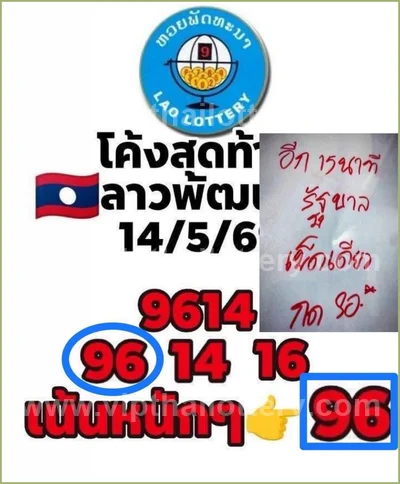Thai Lottery Paper Touch Direct Tips Master Set 16-8-2026