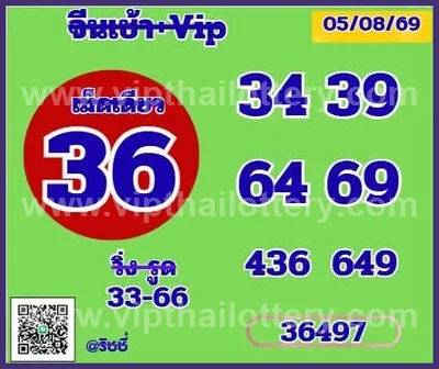 Thailand Lottery Down Master Non-Miss Direct 3Up 16-08-2026