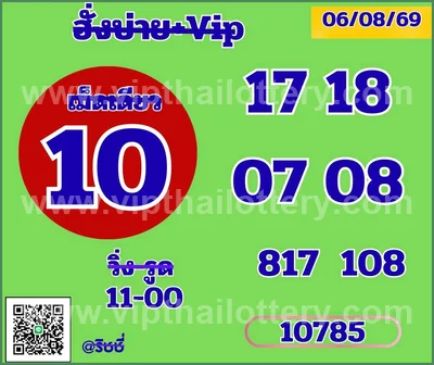 Thailand Lottery Down Master Non-Miss Direct 3Up 16-08-2026