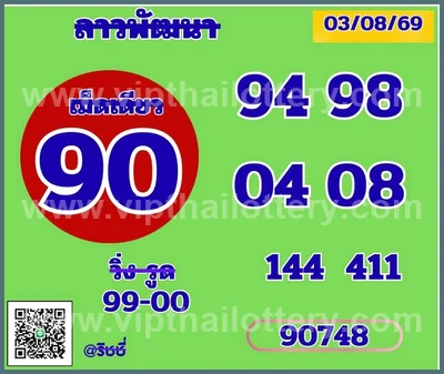 Thai Lottery Game Sure namber Set Formula VIP HTF 16/8/2026