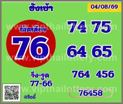 Thai Lottery Game Sure namber Set Formula VIP HTF 16/8/2026