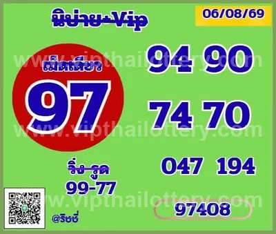 Thai Lottery Game Sure namber Set Formula VIP HTF 16/8/2026