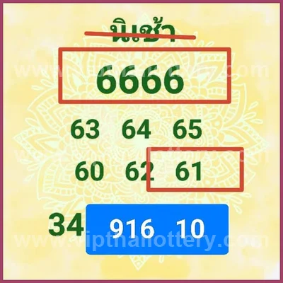 Thailand Lottery Down Numbers Winning Sure namber 16/8/2026