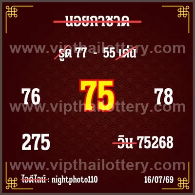 Thailand Lottery Winning Set Final Game Numbers 16/08/2026