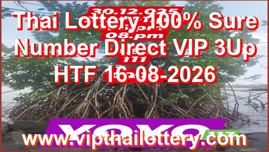 Thai Lottery 100% Sure Number Direct VIP 3Up HTF 16-08-2026