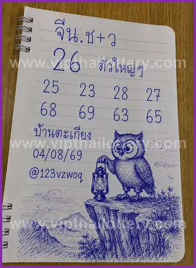 Thai Lotto Set Touch VIP Paper Winning Non-Miss 16.8.2026