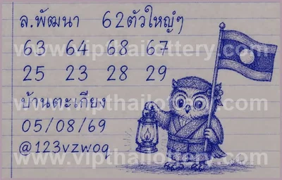 Thai Lotto Set Touch VIP Paper Winning Non-Miss 16.8.2026