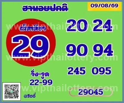 Thailand Lottery Down Master Paper Lucky HTF Tips 16/8/2026