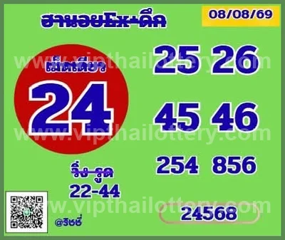 Thailand Lottery Down Master Paper Lucky HTF Tips 16/8/2026