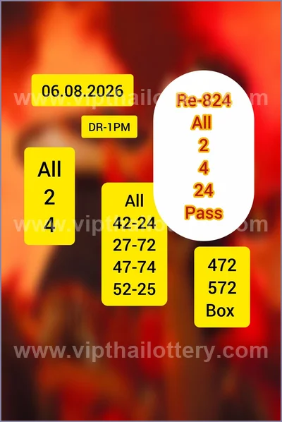Thailand Lottery Down Direct 3Up Formula VIP 16th Aug 2026