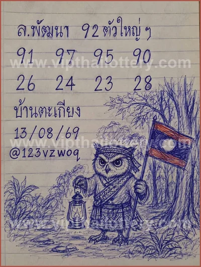 Thai Lotto Numbers 100% Sure Number Tips Paper 01.09.2026