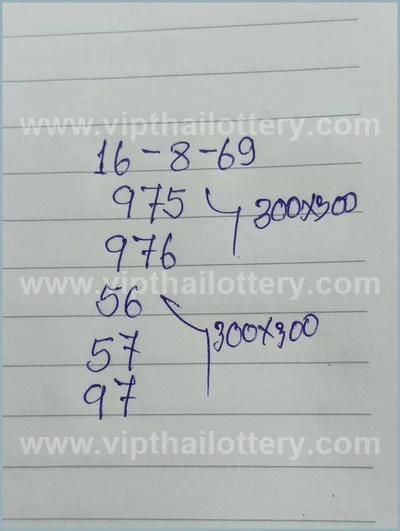Thailand Lottery Down Direct Formula Lucky 3Up 1st Sep 2026