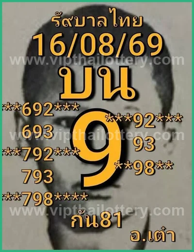 Thailand Lottery Down Direct Formula Lucky 3Up 1st Sep 2026
