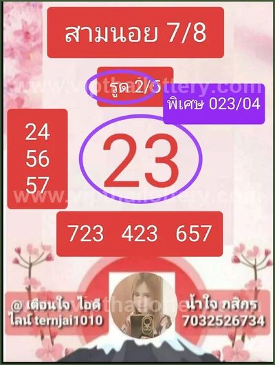 Thailand Lottery Touch Game Direct Set 3Up 1 September 2026