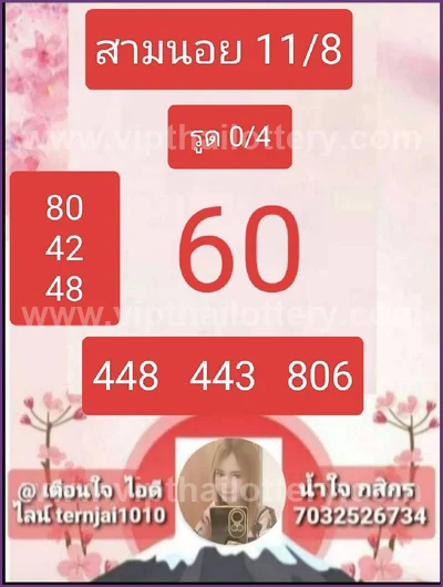 Thailand Lottery Touch Game Direct Set 3Up 1 September 2026