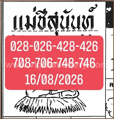 Thai Lotto Game 100% Sure Number Numbers Lucky 01/09/2026
