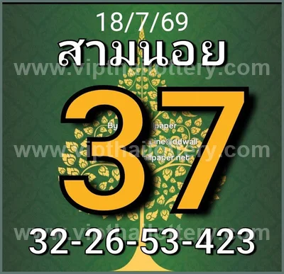 Thailand Lottery Down Touch 100% Sure Number HTF 01/09/2026